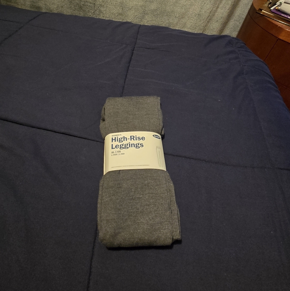 Old Navy Gray High-Rise Leggings
